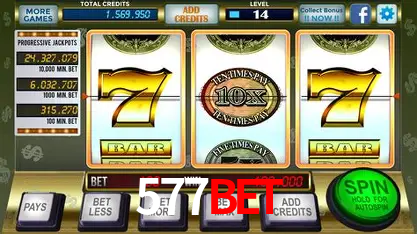 Tabela RTP dos jogos de cassino da 577bet
